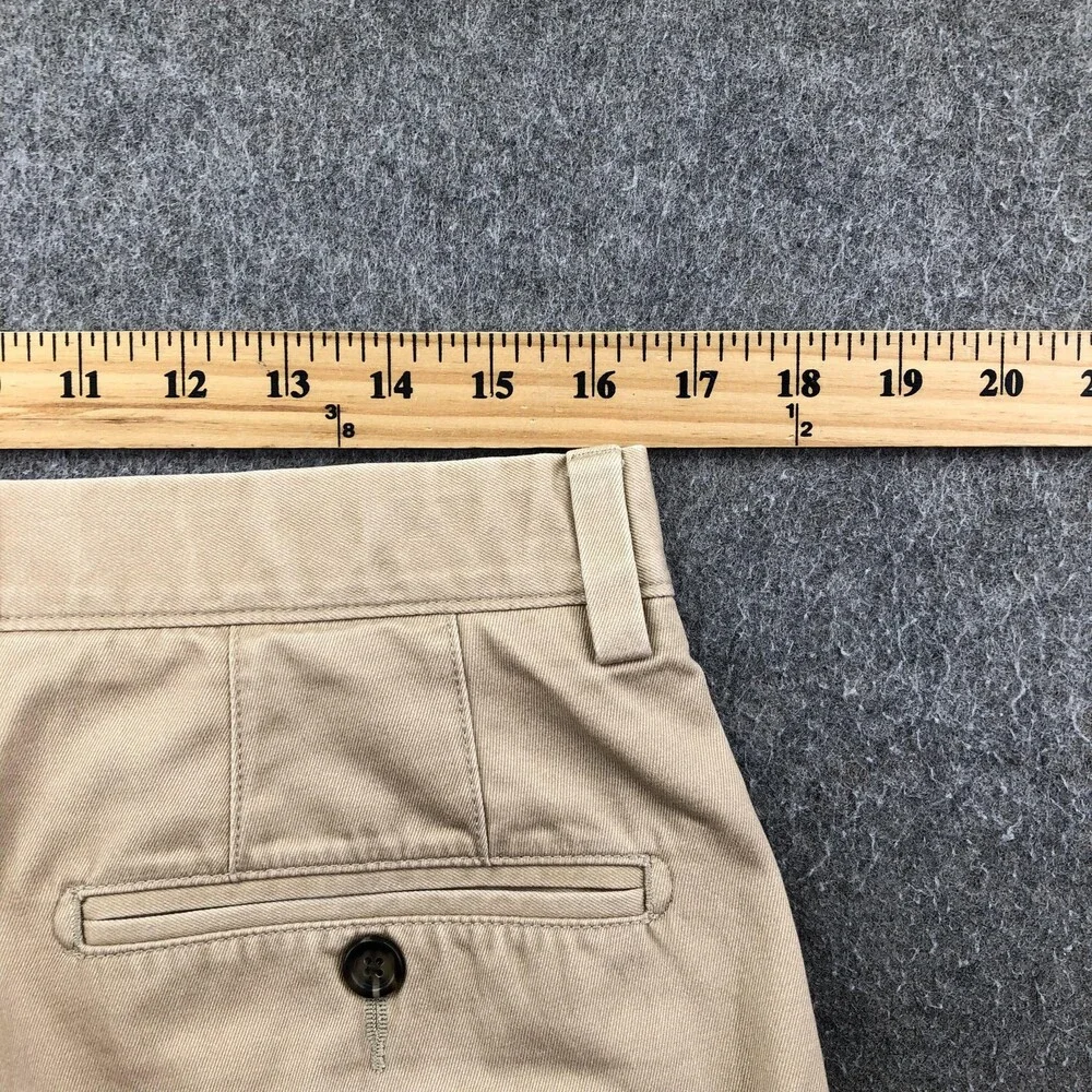 Johnston & Murphy Pants Mens 33x32 Beige Chino Slim Straight Casual Khakis
